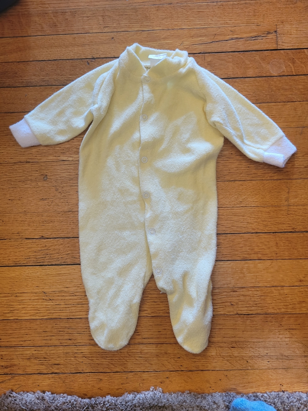 Yellow And White Onesies & Yellow Footed Sleep 'N Play - 3-Pack - Picture 2 of 10